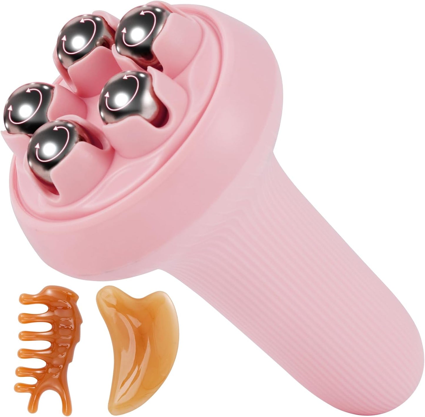 Massager - Portable Lymph Massage Roller - Neck Roller - Massage Tool - Helps Release Muscles, Face and Body V1259-DP01-BO-85