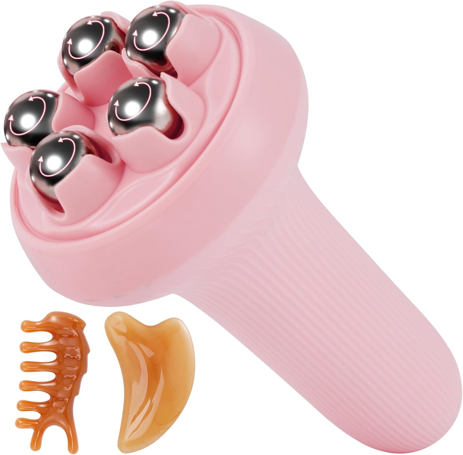 Massager - Portable Lymph Massage Roller - Neck Roller - Massage Tool - Helps Release Muscles, Face and Body V1259-DP01-BO-85