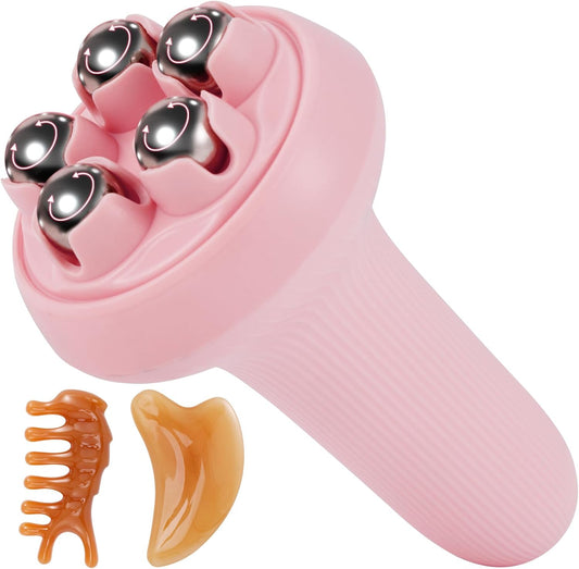 Massager - Portable Lymph Massage Roller - Neck Roller - Massage Tool - Helps Release Muscles, Face and Body V1259-DP01-BO-85