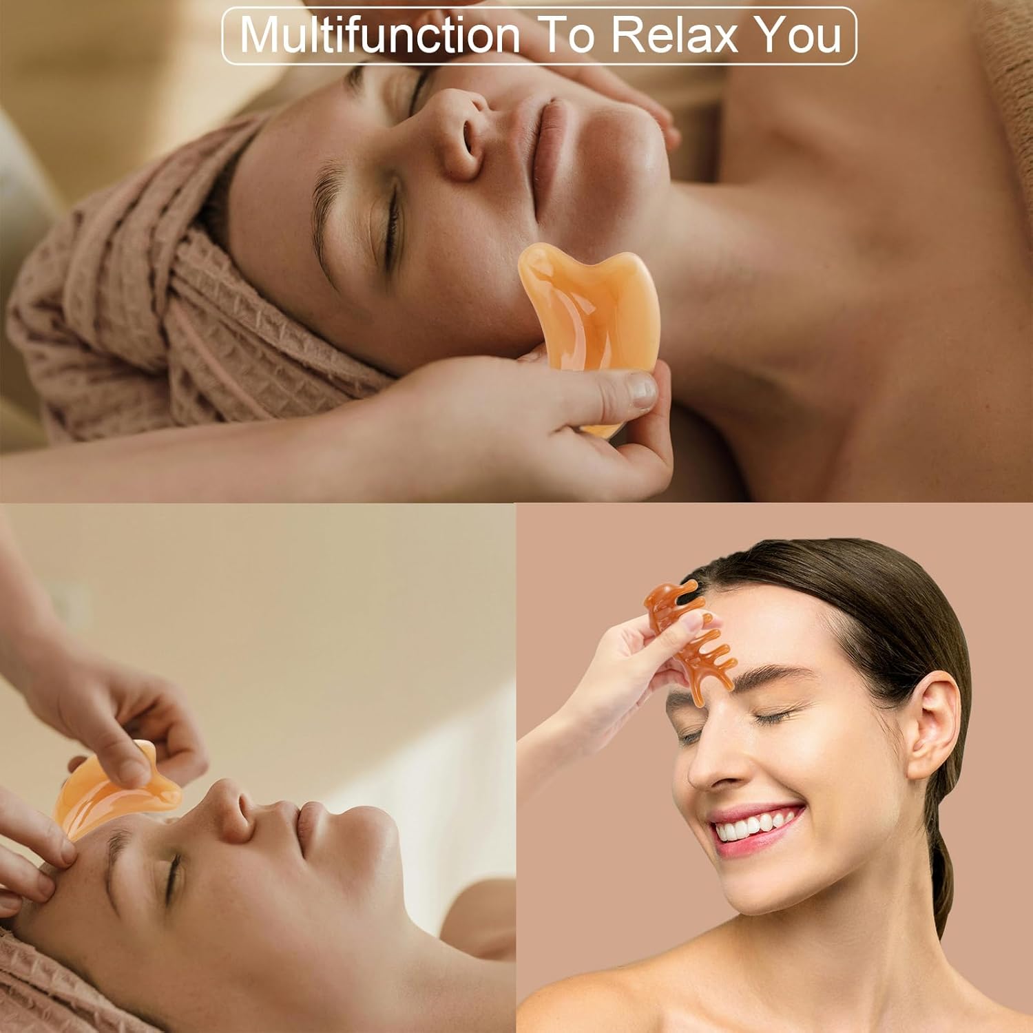 Massager - Portable Lymph Massage Roller - Neck Roller - Massage Tool - Helps Release Muscles, Face and Body V1259-DP01-BO-85