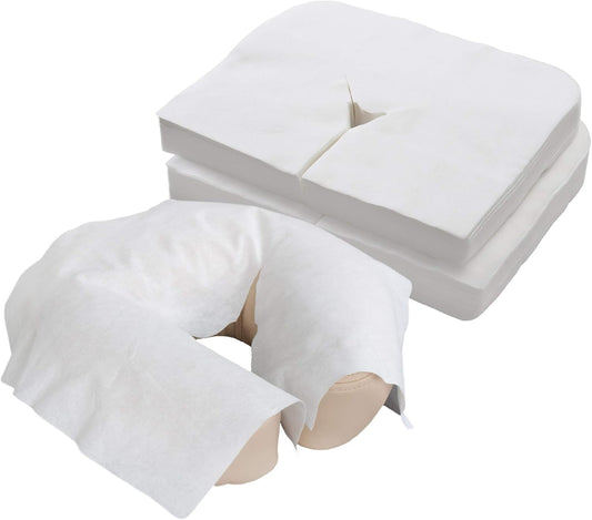 Disposable pillowcase - U-shaped pillow - 35*42cm - White - 100 pillowcases - Ultra soft - Anti-slip layer - V1259-DP01-BO-87