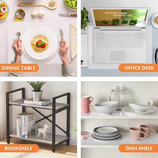 EVA drawer liner - Waterproof - Non-slip - Thickened - Drawer mat - Insulation mat - Transparent - 30*150cm - V1259-DP01-BO-88