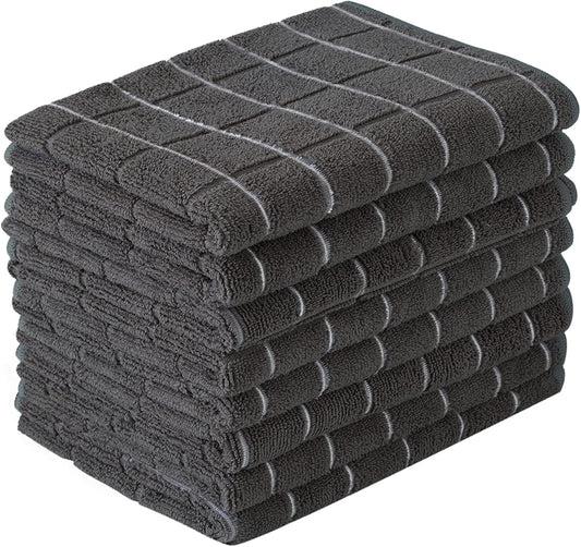 Theedoeken - Microfiber Tea Towels - Ultra Soft - Super Absorbent - Lint Free - Kitchen Towels - Pack of 8 V1259-DP01-BO-95