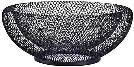 Fruit bowl - Mesh fruit bowl - Decorative fruit basket - Metal - Candy bowl - Suitable for kitchen, V1259-DP01-BO-96