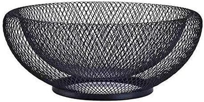 Fruit bowl - Mesh fruit bowl - Decorative fruit basket - Metal - Candy bowl - Suitable for kitchen, V1259-DP01-BO-96