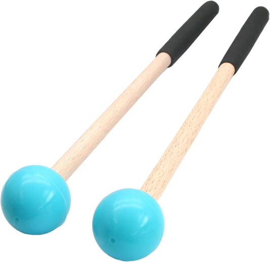 Biaungdo 2 Pack 8.7 Inch Glockenspiel Mallets, Rubber Xylophone Mallets Bell Stick Percussion with Wood V1259-DP01-D-106