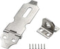 Biaungdo 2" Padlock Hasp Latch Lock Door Clasp Gate Lock Stainless Steel Silver 12 Pack V1259-DP01-D-109