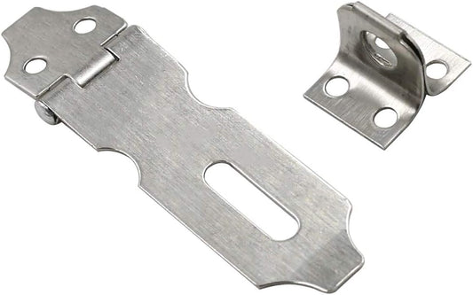 Biaungdo 2" Padlock Hasp Latch Lock Door Clasp Gate Lock Stainless Steel Silver 12 Pack V1259-DP01-D-109