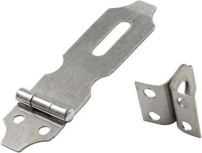 Biaungdo 2" Padlock Hasp Latch Lock Door Clasp Gate Lock Stainless Steel Silver 12 Pack V1259-DP01-D-109