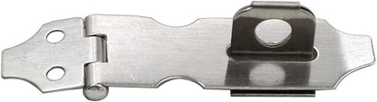 Biaungdo 2" Padlock Hasp Latch Lock Door Clasp Gate Lock Stainless Steel Silver 12 Pack V1259-DP01-D-109