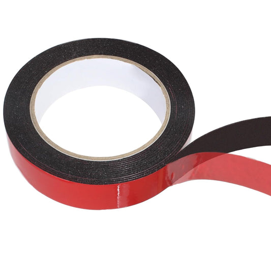 Biaungdo 1 Roll Double Sided Tape Heavy Duty, 155 inch x 1 inch Black Two Sided Mounting Tape, Removable V1259-DP01-D-111