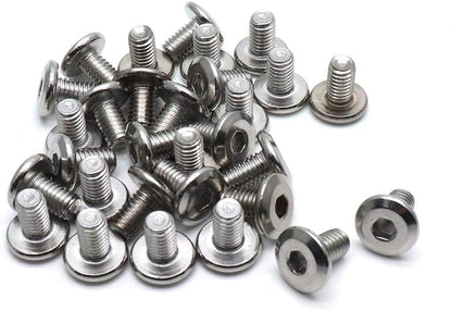 Biaungdo M6x10mm Stainless Steel Flat Head Hex Socket Cap Bolts Screws Countersunk Connector Fastener,Pack of V1259-DP01-D-118