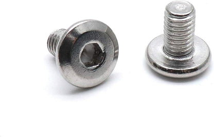 Biaungdo M6x10mm Stainless Steel Flat Head Hex Socket Cap Bolts Screws Countersunk Connector Fastener,Pack of V1259-DP01-D-118
