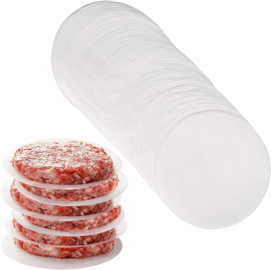 Hamburger Patty Paper Round 4.5 Inch, Set of 200, Non Stick Patty Paper Sheets for Burger Press, Patty V1259-DP01-D-133