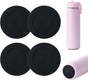 4 Pack Silicone Bottom Protector Mat for Lululemon Sport Water Bottle 18 24 OZ, Anti Slip Rubber Bottom with V1259-DP01-D-158