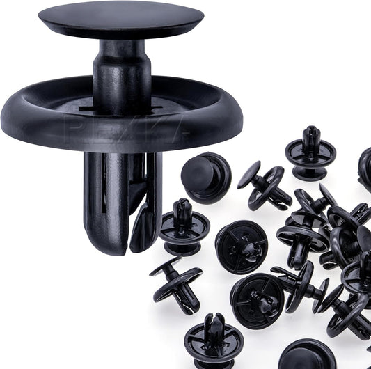Rexka 20pcs Engine Splash Shield Fender Liner Trunk Lid Trim Under Cover Push-in Style Retainer Clip V1259-DP01-D-160