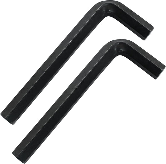 Biaungdo 2 Pcs Black 12mm Hex Key Wrench, Small Allen key Wrench, L Shaped Hexagon Hex Key Spanner Set V1259-DP01-D-17