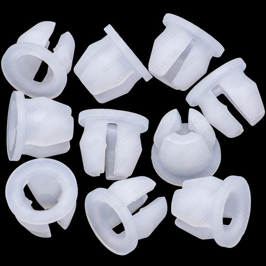 Rexka 10pcs Headlamp Assembly Grommet Retainer Clip Nut N811169S Compatible with Ford Toyota 90189-06111 V1259-DP01-D-173