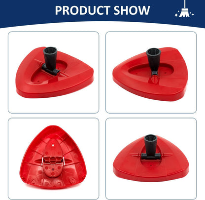 Spin Mop Replacement Head Base Compatible with Oceda EasyWring 1-Tank System Mop Rotating Triangle Mop Head V1259-DP01-D-208