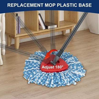 Spin Mop Replacement Head Base Compatible with Oceda EasyWring 1-Tank System Mop Rotating Triangle Mop Head V1259-DP01-D-208