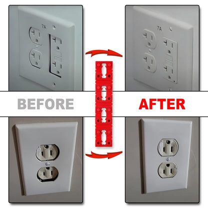 Outlet Spacers or Electrical Box, 48 PCS Switch and Receptacle Spacers or Loose Outlet Plug ix, Electrical V1259-DP01-D-226