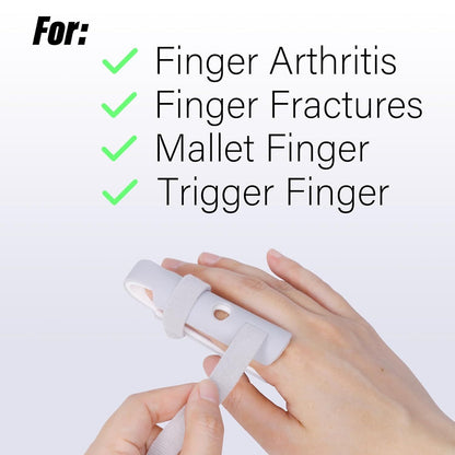 Lightweight inger Splint, 4 Graduated inger Braces Support or Thumb/Middle/Ring/Index/Pinky, Stabilizer V1259-DP01-D-228