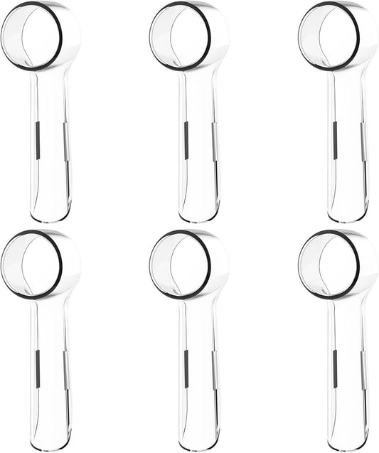 6 Pack Toothbrush Cover Caps Compatible with Oral B Braun Replacement Heads, its or Cross Action Brush Heads V1259-DP01-D-230