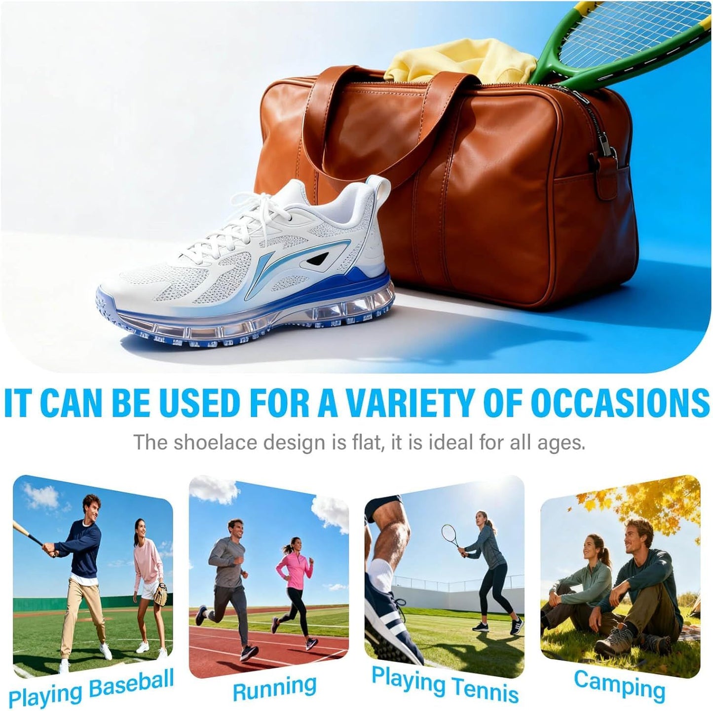 Thin lat Shoe Laces: Athletic Hollow Solid Color Shoelaces or Sneakers 1 Pair V1259-DP01-D-233