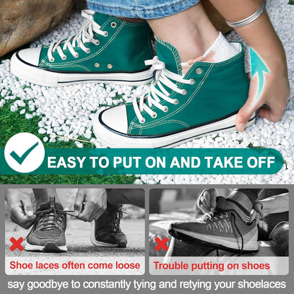 lat Elastic Shoe Laces: Stretch Shoelaces or Sneakers 2 Pair V1259-DP01-D-234