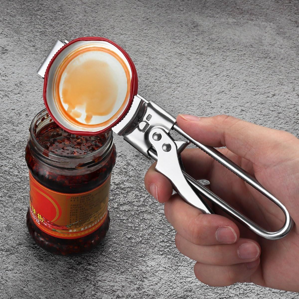 Master Jar & Bottle Opener, Adjustable Multiunctional Stainless Steel Can Opener Jar Lid Gripper, V1259-DP01-D-236