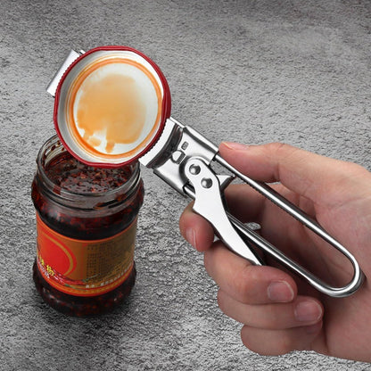 Master Jar & Bottle Opener, Adjustable Multiunctional Stainless Steel Can Opener Jar Lid Gripper, V1259-DP01-D-236