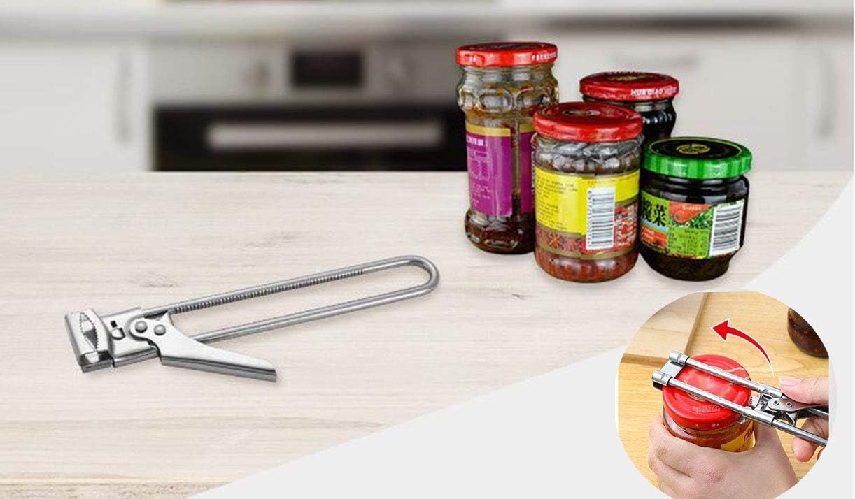 Master Jar & Bottle Opener, Adjustable Multiunctional Stainless Steel Can Opener Jar Lid Gripper, V1259-DP01-D-236