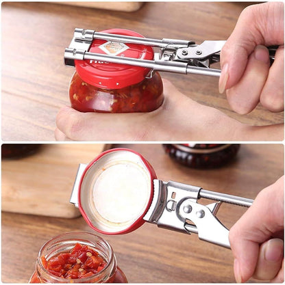 Master Jar & Bottle Opener, Adjustable Multiunctional Stainless Steel Can Opener Jar Lid Gripper, V1259-DP01-D-236