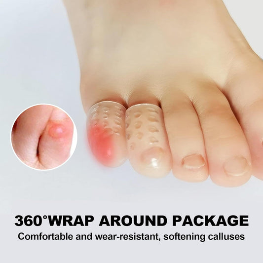 Silicone Anti-riction Toe Protector, 30 Pcs Gel Toe Protectors Breathable Toe Covers, Sot Clear Little Toe V1259-DP01-D-237
