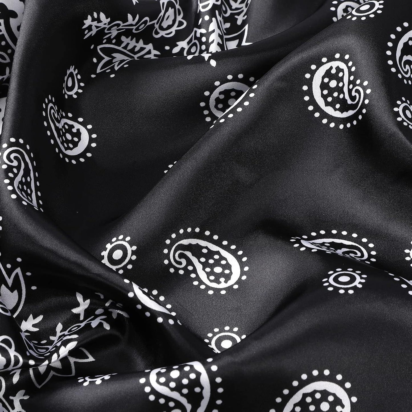 Satin Silk Scar - Large Hair Bandana, Sleeping Wrap or Women V1259-DP01-D-238