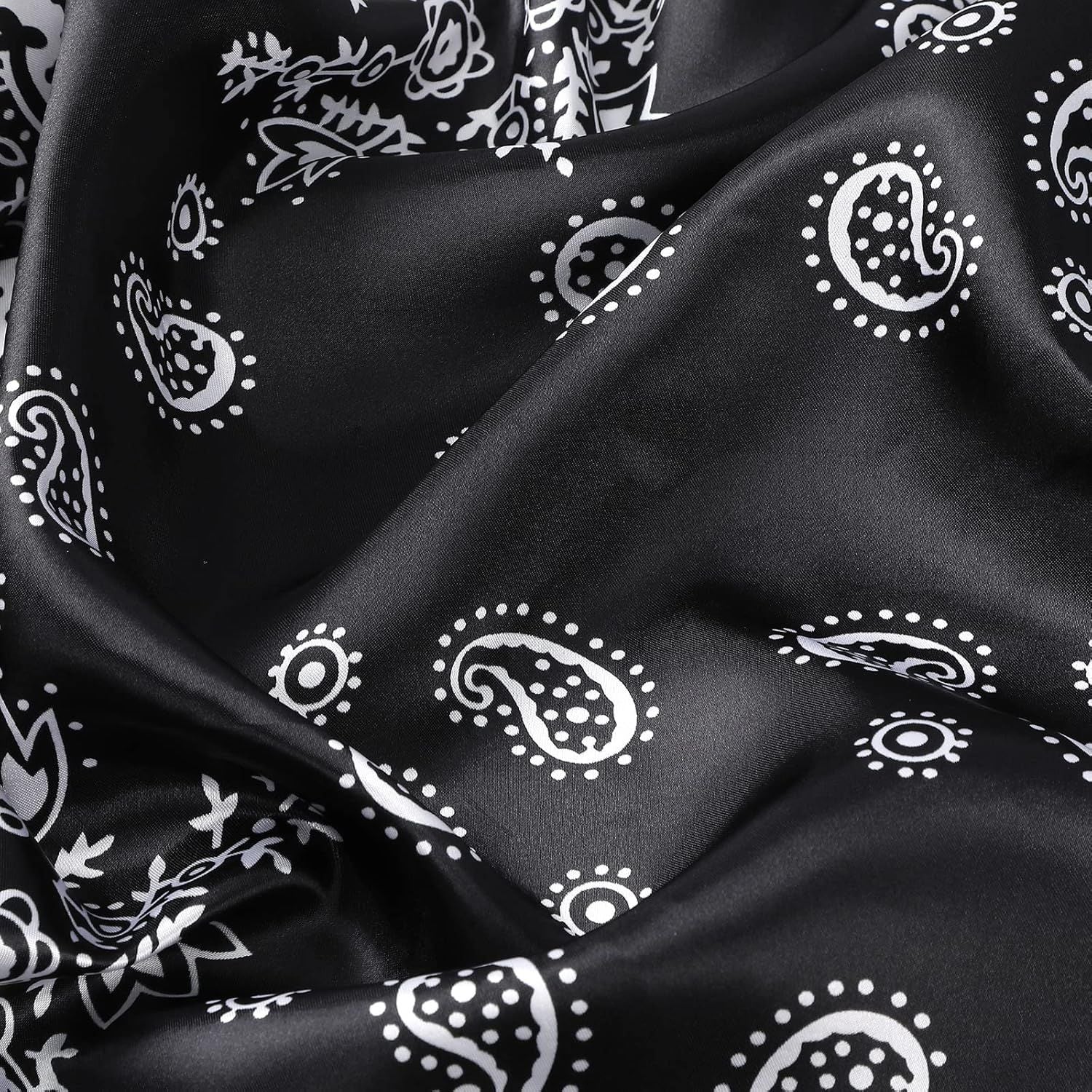 Satin Silk Scar - Large Hair Bandana, Sleeping Wrap or Women V1259-DP01-D-238