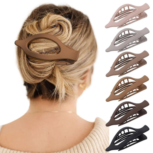 rench Concord Hair Clips - 6Pcs Side Slide Volume Clips or Women Girls, Strong Hold No Slip Grip, Thick or V1259-DP01-D-239