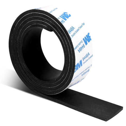Rubber Strips, Solid Rubber Sheets Sel Adhesive Neoprene Rolls & Strips or DIY Gaskets Anti-Slip Pads Crats V1259-DP01-D-244