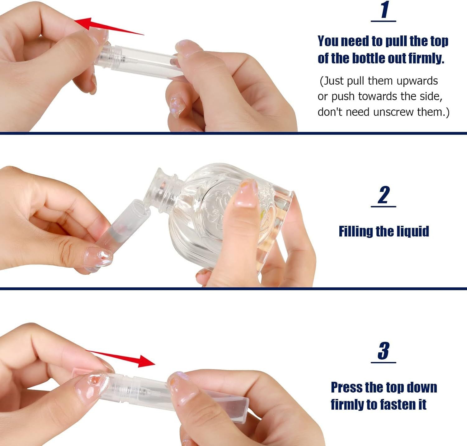 Mini Spray Bottle, 10 Pack 5ml Mini Plastic Spray Bottle Empty, ine Mist Reillable Mini Perume Bottle, Perume V1259-DP01-D-248