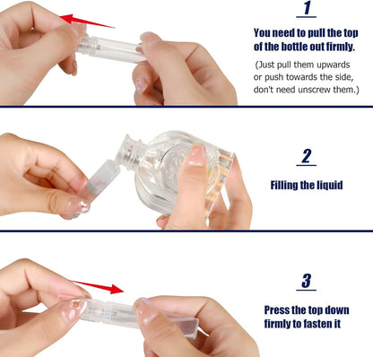 Mini Spray Bottle, 10 Pack 5ml Mini Plastic Spray Bottle Empty, ine Mist Reillable Mini Perume Bottle, Perume V1259-DP01-D-248