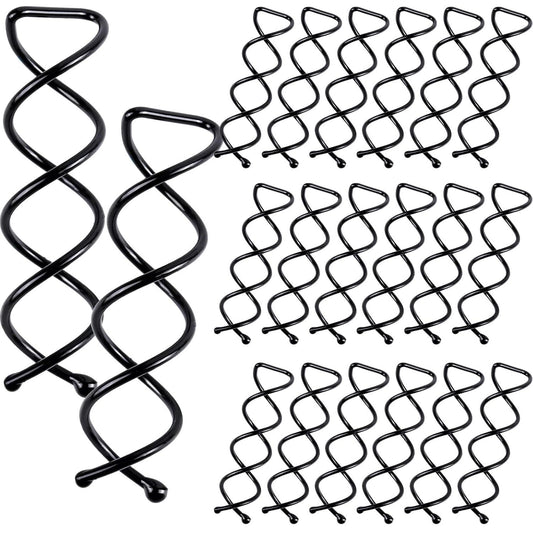 20PCS Spiral Hair Pins, Spin Pins Spiral Bobby Pins or Girls, Women and Kids, Non-Scratch Round Clip & Bun V1259-DP01-D-257
