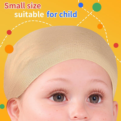 Wig Cap, 4PCS Wig Cap or Kids Light Brown. Stretchy Stocking Caps or Wigs, Natural or Halloween, Cosplay. V1259-DP01-D-258