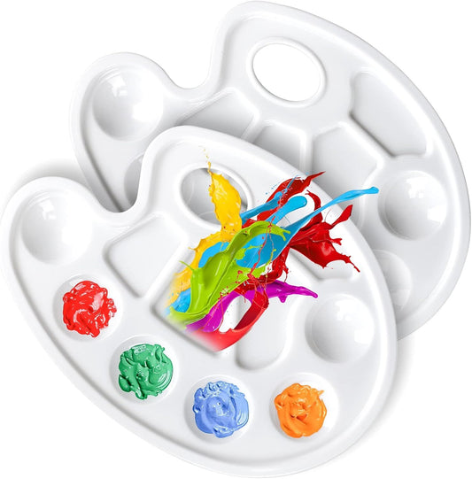 Oval Paint Palette Tray, Plastic Paint Tray Palette, Painting Palette, Paint Tray Palettes Paint Pallets with V1259-DP01-D-259