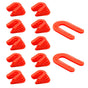 Biaungdo 50 Pcs Horseshoe Shim Tile Spacers, 1/8 Inch U Shape Tile Spacers Plastic Shims Structural Shims for V1259-DP01-D-28