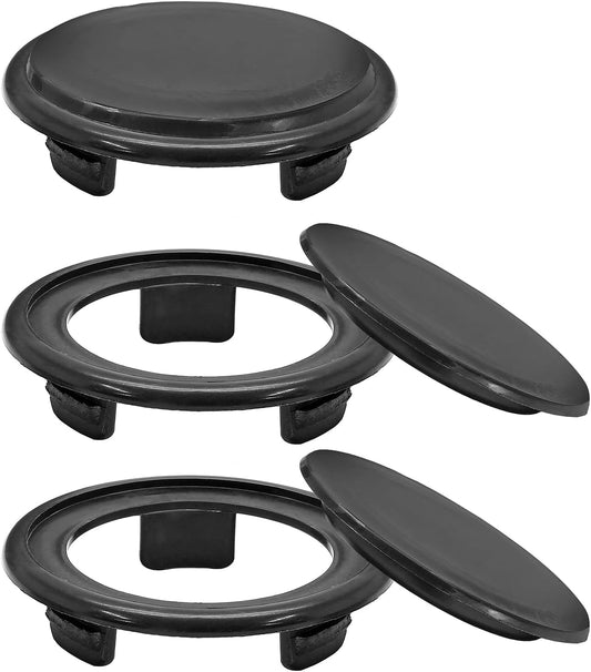 Biaungdo 3 Sets 3 Inch Outdoor Patio Table Umbrella Hole Ring and Cap Set, Standard Size Garden Beach Tablet V1259-DP01-D-29