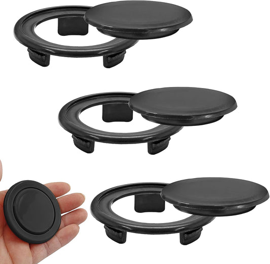 Biaungdo 3 Sets 3 Inch Outdoor Patio Table Umbrella Hole Ring and Cap Set, Standard Size Garden Beach Tablet V1259-DP01-D-29