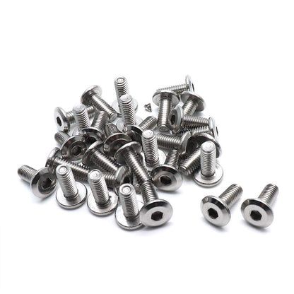 Biaungdo M6x15mm Stainless Steel Flat Head Hex Socket Cap Bolts Screws Countersunk Connector Fastener,Pack of V1259-DP01-D-35