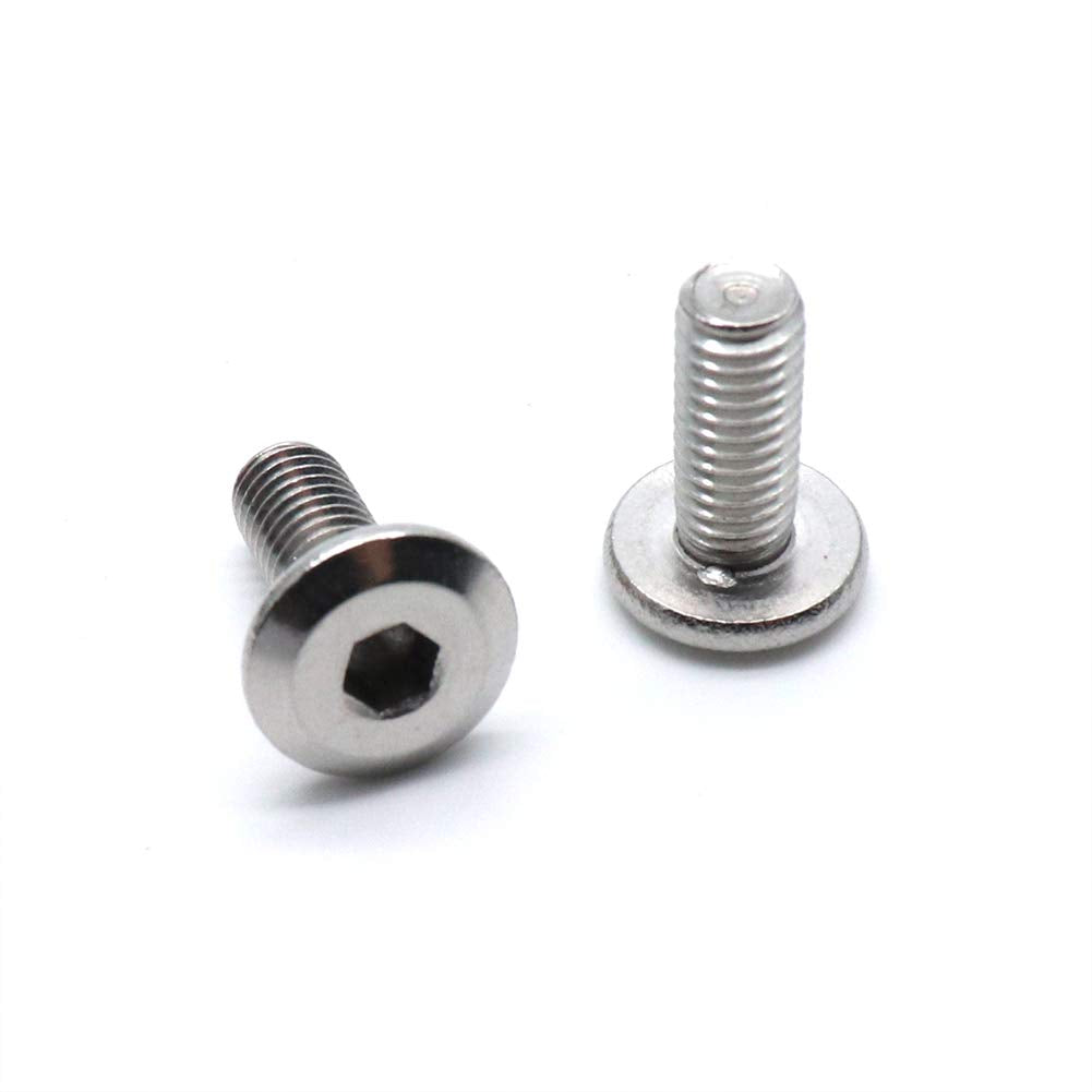 Biaungdo M6x15mm Stainless Steel Flat Head Hex Socket Cap Bolts Screws Countersunk Connector Fastener,Pack of V1259-DP01-D-35