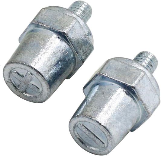 Biaungdo One Pair Zinc Alloy Battery Side Terminal Charging Posts Fit 8mm Positive (+) or Negative (-) V1259-DP01-D-36