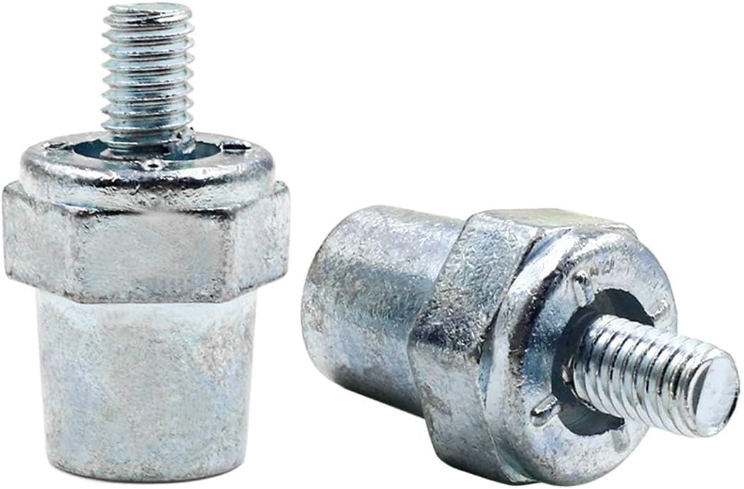 Biaungdo One Pair Zinc Alloy Battery Side Terminal Charging Posts Fit 8mm Positive (+) or Negative (-) V1259-DP01-D-36